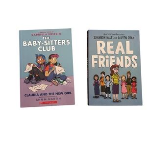 Lot Real Friends Babysitters Club Graphic Novels YA Girls Paperback Books